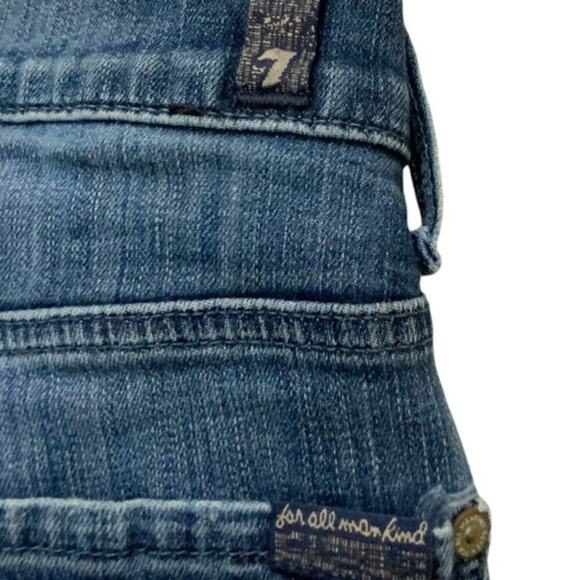 For All Seven Mankind Austyn Jeans Mens 36 Whiskers Stretch Mid Wash Streetwear - Picture 9 of 12